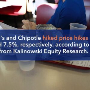 Some California fast food restaurants have raised prices since April 1