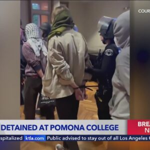 Students, pro-Palestinian protestors detained at Pomona College
