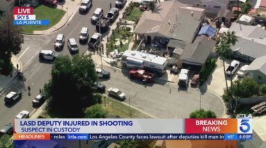 Suspect in custody after reportedly shooting L.A. County deputy