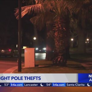 Thieves stealing vintage, 100-year-old bronze streetlights in SoCal