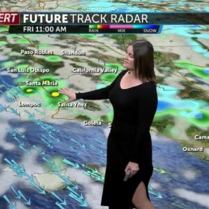 Tracking light rain and the coolest day of the week Friday