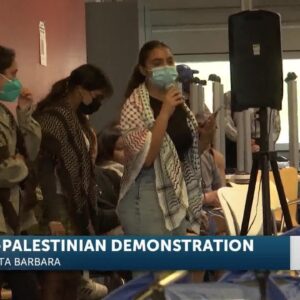 UC Santa Barbara students host Pro-Palestine demonstration