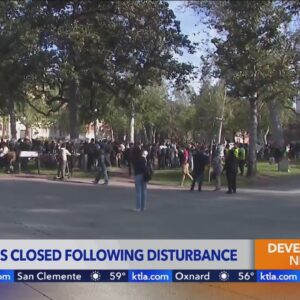 USC campus closed to everyone except residents following disturbance