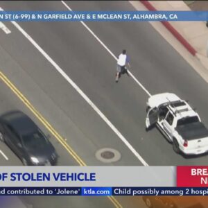 Driver of suspected stolen pickup arrested in Alhambra after wild pursuit