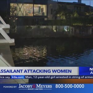 Violent assailant attacking women in Venice