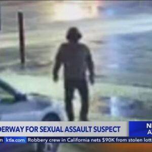 Violent sexual assault suspect at large in Southern California