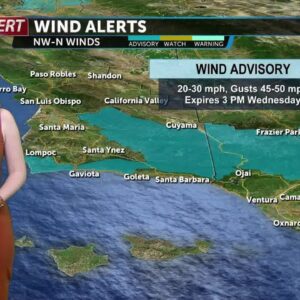Windy and warm weather continues on Tuesday