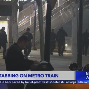 Woman fatally stabbed in throat on L.A. Metro train