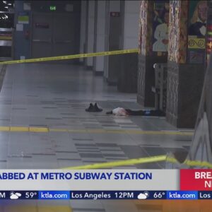 Woman stabbed at Studio City Metro subway station