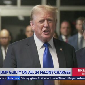 Trump calls trial 'rigged,' judge 'corrupt' after becoming first former President to be a convicted