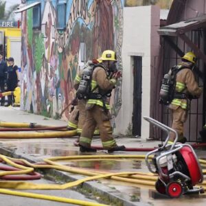 Fire crews respond to incident at 11000 block of Azahar St. in Satacoy Saturday afternoon