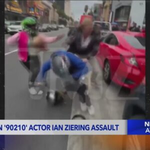 2 arrested for brawl with actor Ian Ziering on Hollywood Boulevard