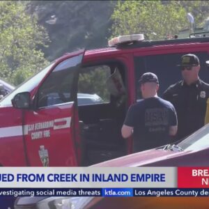 2 kids pulled from creek in Inland Empire