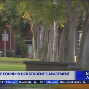 Assault rifle found in UCR student's apartment
