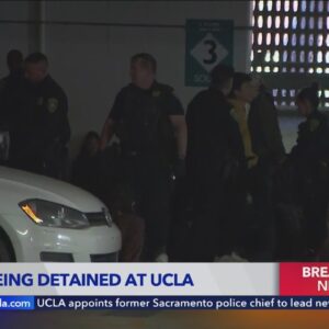 Authorities detain multiple people in UCLA parking garage