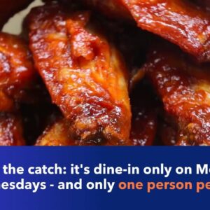 Buffalo Wild Wings offering all-you-can-eat wings and fries