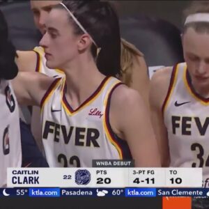 Caitlin Clark makes WNBA regular-season debut for the Indiana Fever