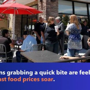 California fast food restaurants raising prices