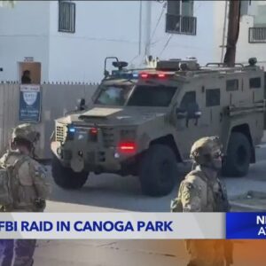 Canoga Park home raided by FBI agents