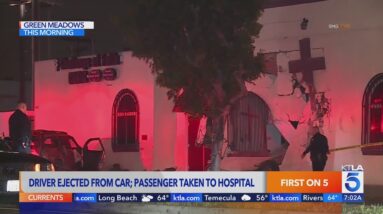 Church sustains heavy damage after fatal crash in Los Angeles 
