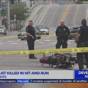 Motorcyclist killed after being struck by two in hit-and-run drivers in L.A.