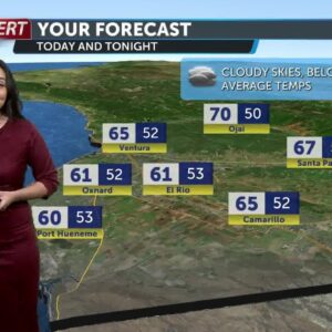 A damp and cloudy Thursday followed by a warming trend into the holiday weekend