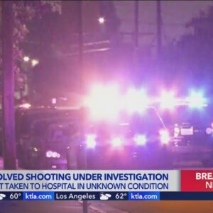 Domestic violence suspect shot by deputy in Los Angeles County