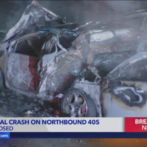 Double fatal crash closes northbound 405 through Culver City