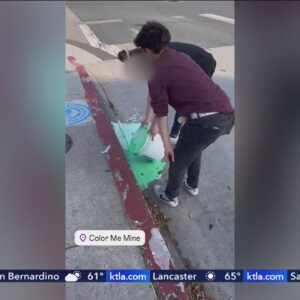 Santa Monica pottery studio responds after video surfaces of employees dumping glaze in storm drain 