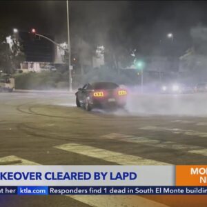 Police clear 2 separate overnight street takeovers in San Fernando Valley