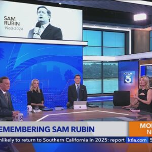 KTLA 5 Morning News remembers Sam Rubin (8am Team Coverage)