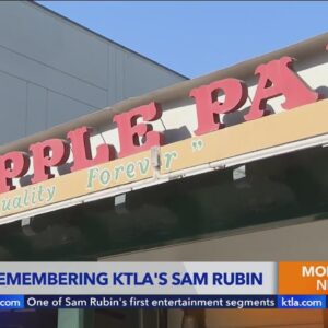 KTLA viewers invited to The Apple Pan Monday to remember Sam Rubin
