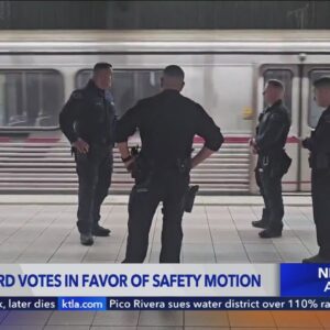 Metro board votes in favor of new safety motion