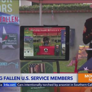 Honoring fallen U.S. service members at Rose the Riveter Park in Long Beach