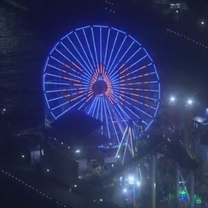 Santa Monica Ferris wheel honors KTLA's Sam Rubin
