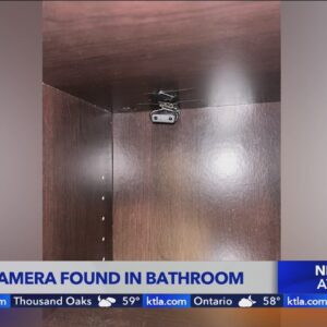 Hidden camera discovered in public bathroom at Southern California chiropractic clinic