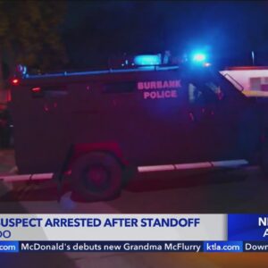 Shooting suspect arrested after standoff in San Fernando Valley