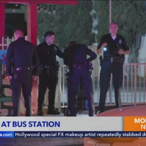 Stabbing reported at Metro stop hours after bus driver attacked