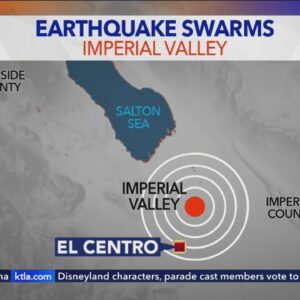 Swarm of earthquakes hit Imperial Valley