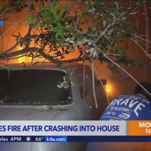 Teen suspected of DUI after crashing into Newbury Park home