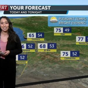 Thursday will be warm with morning clouds