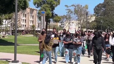 UCSB students join nationwide protest against war