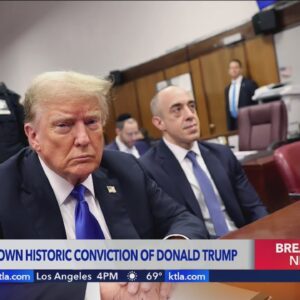 Trump becomes first former US president to be convicted of felony crimes