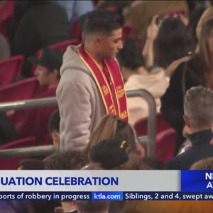 USC graduation celebration held in L.A. Memorial Coliseum