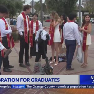 USC hosts graduation event at L.A. Memorial Coliseum