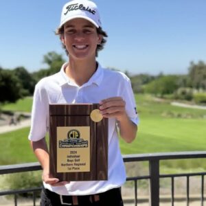 DP Golfer Teddy Vigna wins CIF-SS Northern Individual Regional with record performance
