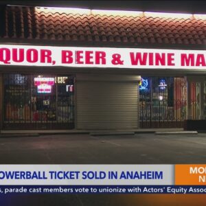 Winning Powerball ticket sold in Anaheim