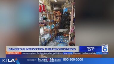 Long Beach business owner frustrated after multiple vehicles have crashed into her business