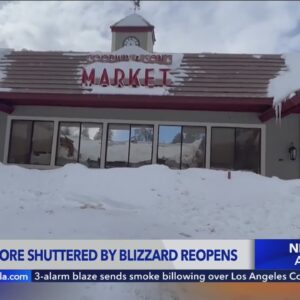 Crestline grocery store reopens after being crushed by snow in historic SoCal blizzard