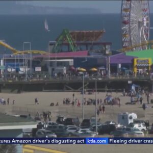 Santa Monica beachgoers affected by heatwave, high bacteria levels in water